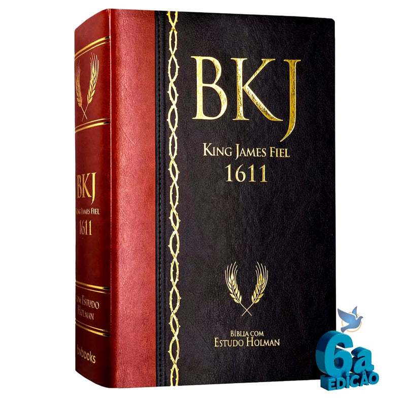 (BKJ) King James Fiel 1611 - Bíblia com Estudo Holman