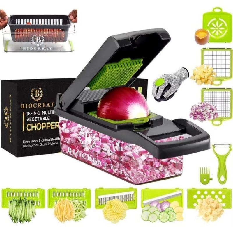 Cortador/Fatiador Multifuncional Para Frutas - Verduras e Legumes