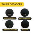 Porta Condimentos Giratório com 9 Potes de Vidro