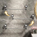 Suporte Porta-Toalhas com Ventosa Retrátil em Inox - Instalação Sem Perfuração