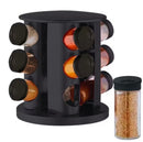 Porta Condimentos Giratório com 9 Potes de Vidro