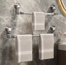 Suporte Porta-Toalhas com Ventosa Retrátil em Inox - Instalação Sem Perfuração