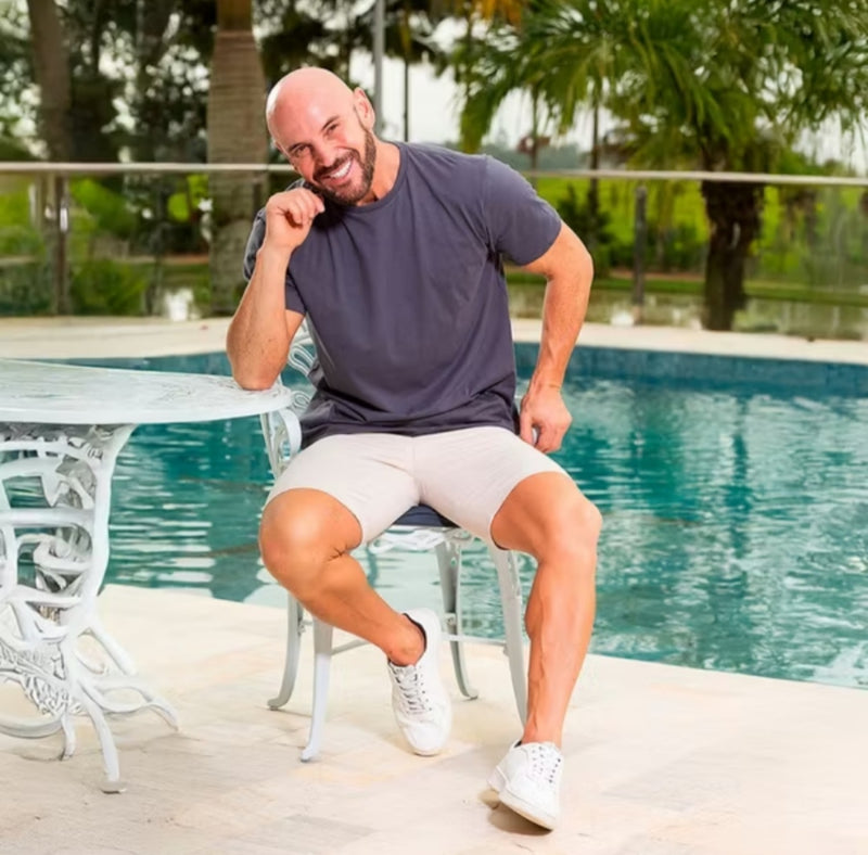 Kit 6 Camisetas Básicas Masculinas - 100% Algodão