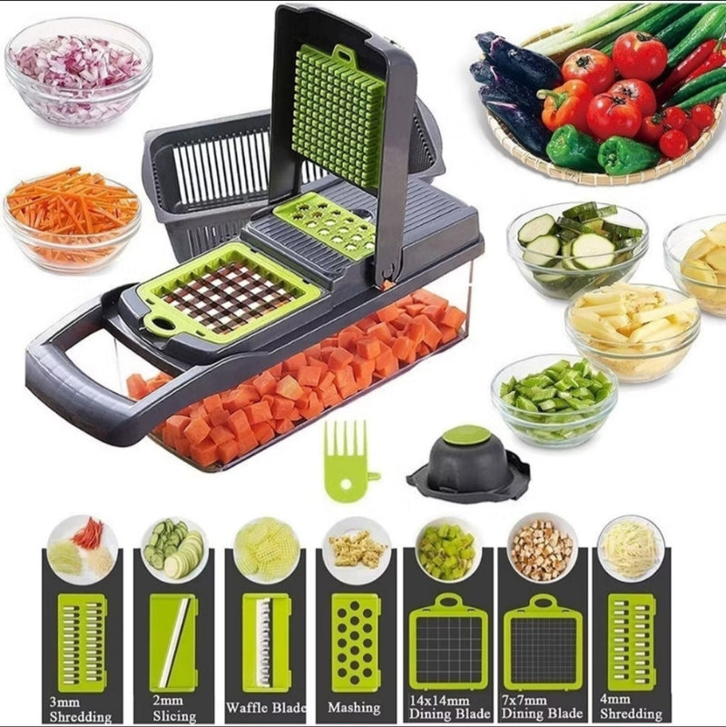 Cortador/Fatiador Multifuncional Para Frutas - Verduras e Legumes