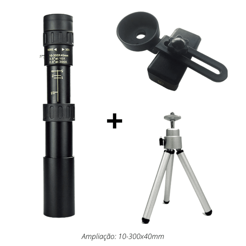 Telescópio Monocular Com Zoom 4K